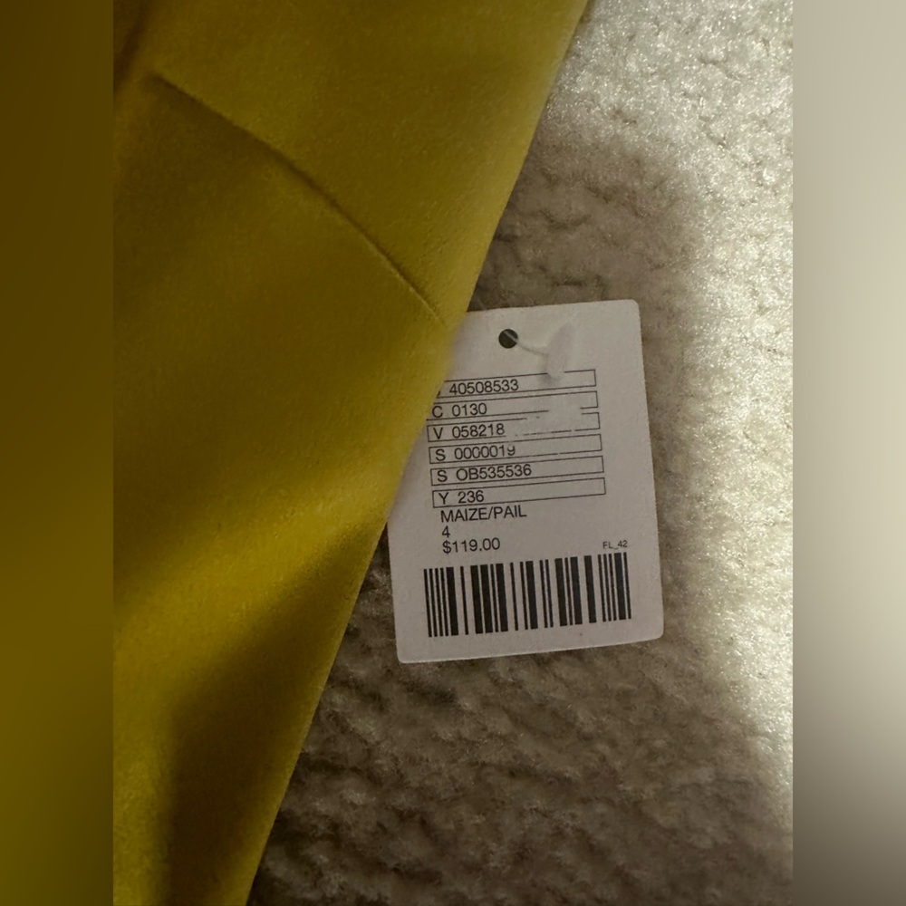 NWT silence + noise size 4 green yellow dress - Picture 8 of 8